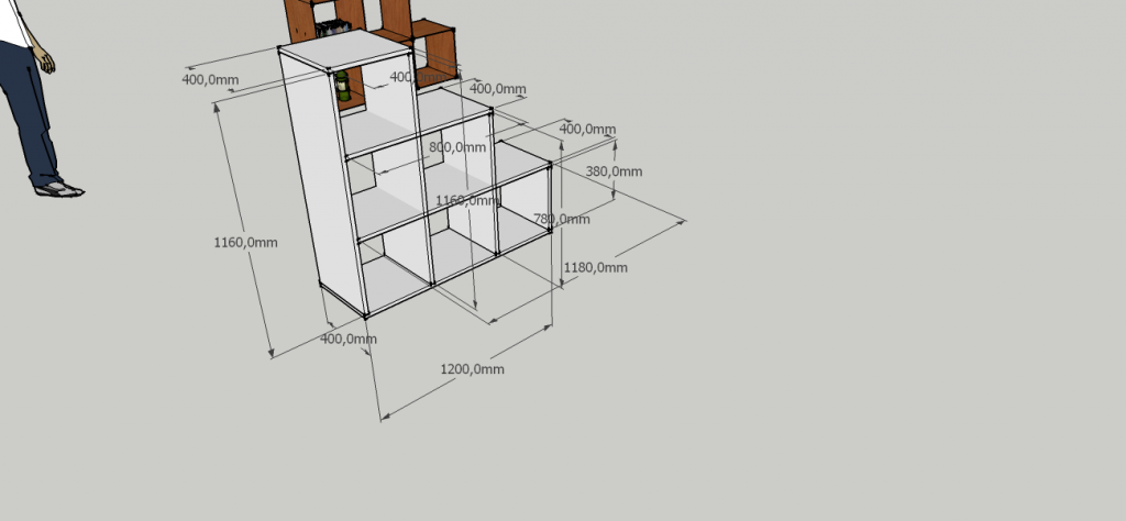 etageres en bois escalier diy